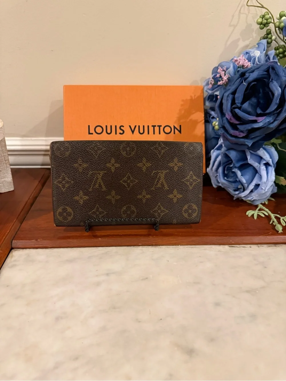 Louis Vuitton Brown Monogram Canvas Snap Wallet